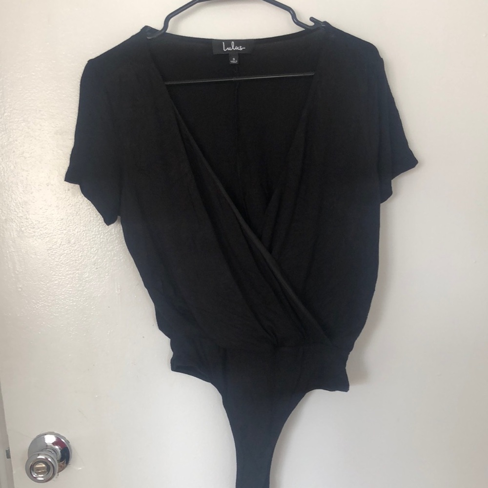Lulus V-neck Wrap Bodysuit